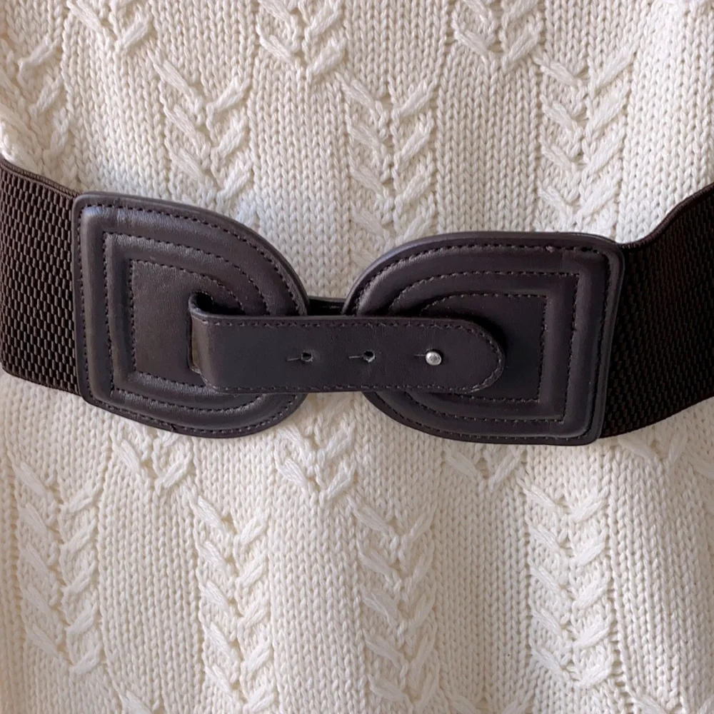 Guess LA Sweater Dress with Belt - Picture 3 of 6